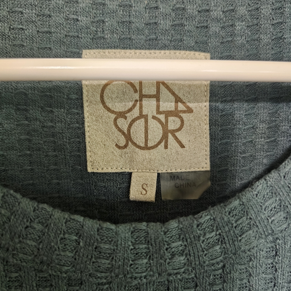 Teal Long Sleeve Knit Top - Picture 3 of 3